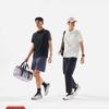 Li Ning Glory Series Спортивная Мода Универсальная Повседневная Дышащая Футболка-поло с Коротким Рукавом с Буквами для Мужчин Белый APLV673-1