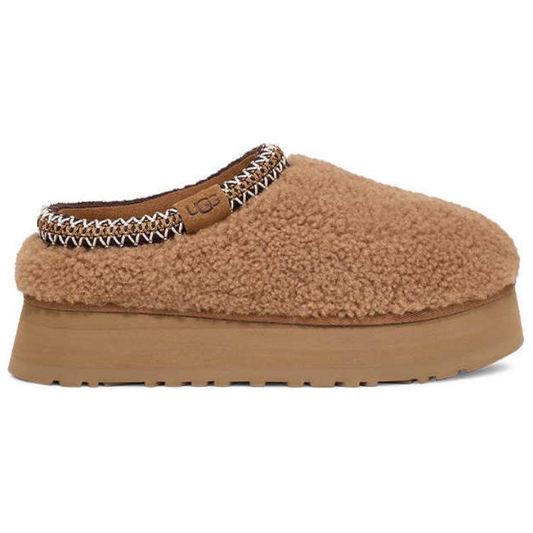UGG Tazz Slipper Maxi Curly - женские кроссовки Chestnut Brown 1167770-CHE