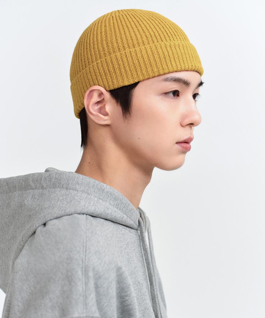 MUSINSA STANDARD Knit Watch Cap [Mustard]