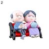 Mini Park Bench Grandpa Grandma Model Miniature Landscape Garden Decor Ornament ARI