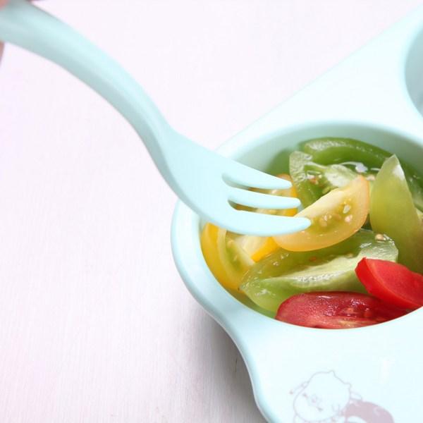 Ibyeol Friends Corn Baby Self Spoon + Fork Set, 1 Set, Mint, Spoon + Fork 1 Set