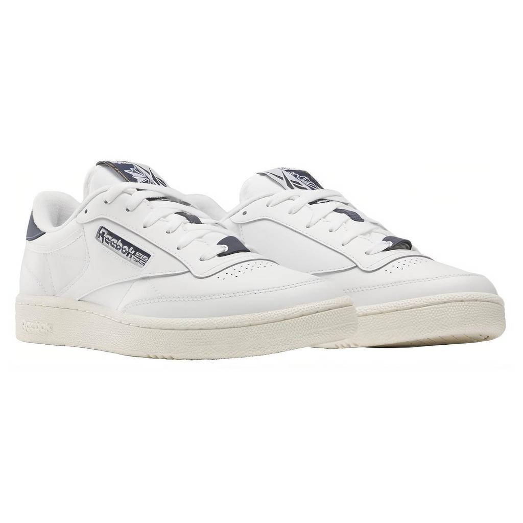 Reebok Club C 85 Белые кроссовки унисекс East Coast Blue - Белый мел 100074163