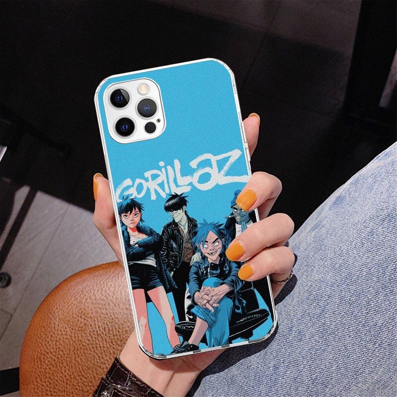 Чехол для телефона Gorillaz Anime для iPhone 17 Air 16 Pro Max 16E 15 + 14 Plus 11 12 13 Mini 7 8 SE Подарок Печать Чехол Fundas 17 Air 16 P