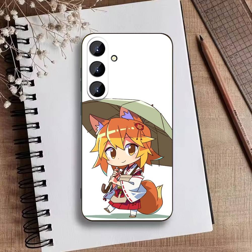 The Helpful Fox Senko-san Senko Phone Case For Samsung Galaxy A73,A72,A71,A70,A52,A51 Others Soft Black Cover