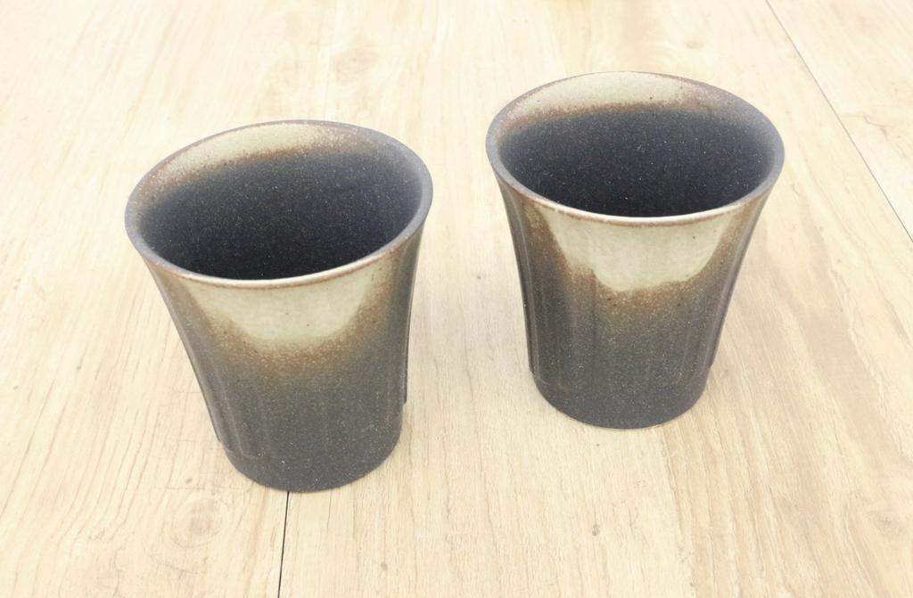 Серия для кафе Mino ware Granada Iga Bizen набор из 2 штук в японском стиле [Чайные чашки] стиль,