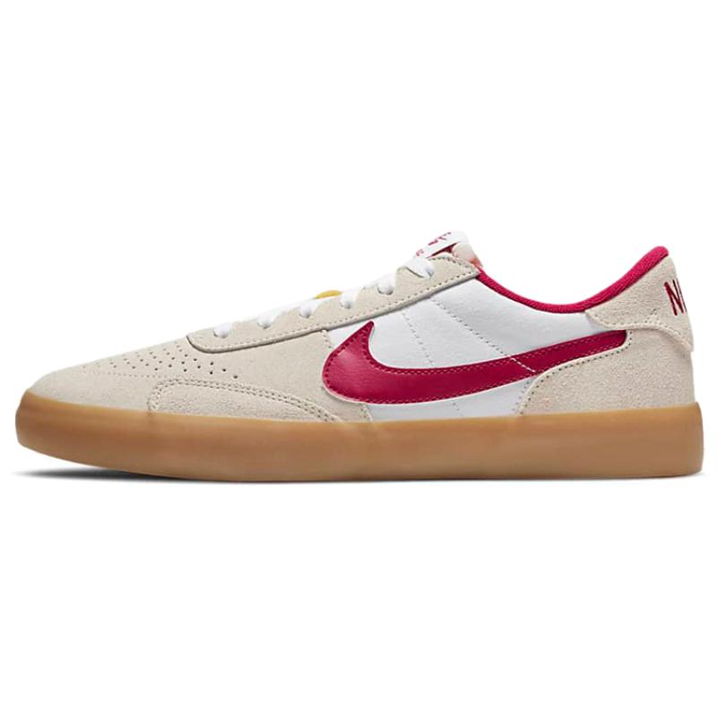 Nike Sb Heritage Vulc 'Summit White Cardinal Red' Skateboard Shoes CD5010-100