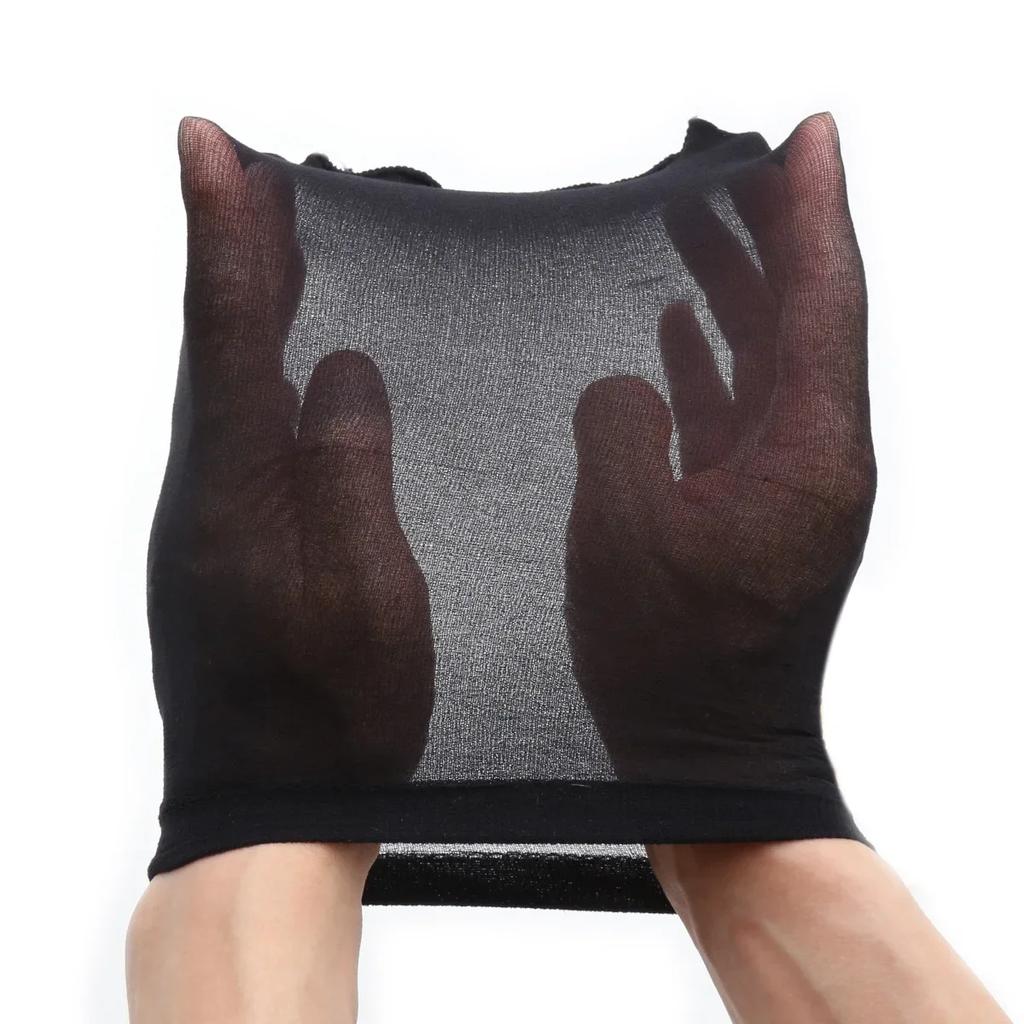 Transparent Stocking Bondage Mask Hood for Men Women Fetish  Role Play Sex Fun Party Play Costumes for Adults Games