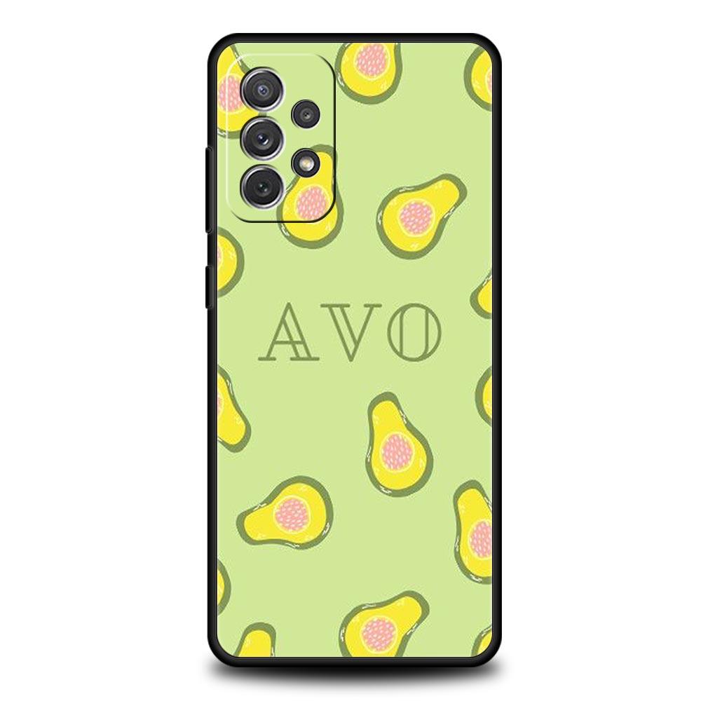 Avocado Phone Case For Samsung Galaxy A17 A07 A55 A35 A25 A15 A05s A33 5G A31 A23 A21s A13 A11 A41 A73 A53 A51 A71 A03s S10Cover