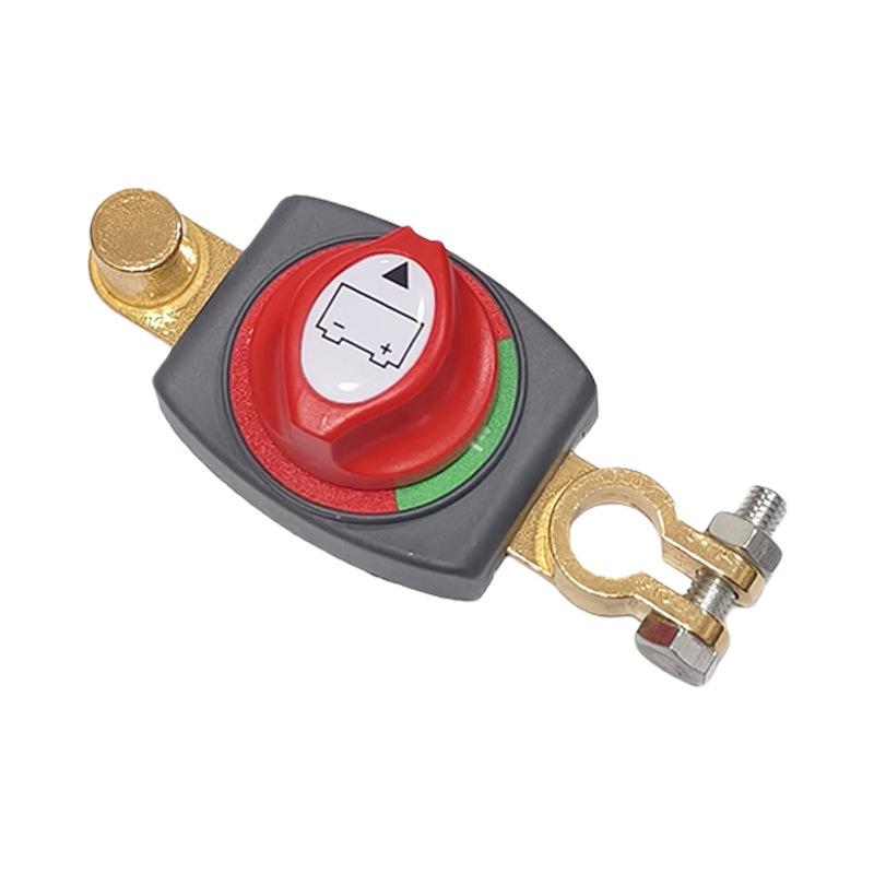 Brass Car Battery Disconnect Switch for 12V/24V, 15-17mm Negative Terminal.