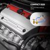 Автомобильный 15,7" шланг для заправки хладагентом R134A A/C с манометрами, резиновый заправочный шланг для кондиционера автомобиля