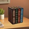 Book Shaped Storage Box Antique Desktop Ornament Multifunction Wooden Decorative Fake