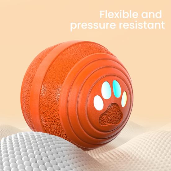 Интерактивный мяч для собаки, умная игрушка с 4 режимами, для маленьких и средних собак, автоматическое катание, прыжки, водонепроницаемая, перезаряжаемая игрушка для собаки