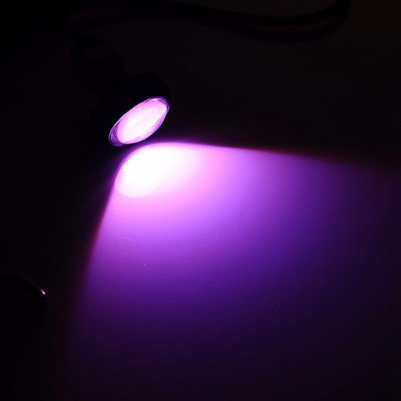 9 Вт 12 В 18 мм красный светодиодный фонарь Eagle Eye автомобильный противотуманный фара Drl дневной задний ход