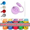 Splash Proof Soda Can Lids with Straw Cup Lid New Water Bottle Cover for Canned Beverage