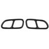 2pcs Exhaust Tip Trim Frame Quad Outlet Replacement for MercedesBenz CLA SLK R172 SL R231