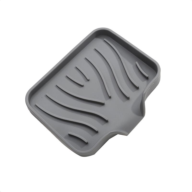 Bathroom Silicone Flexible Soap Dishes Storage Holder Soapbox Plate Tray Drain Bath Tools