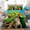 S-Shrek Cartoon Funny Duvet Cover Set Bedding Set Kids Boy Girl Bedroom Decoration 3piece set Student Bedroom Decoration Gift