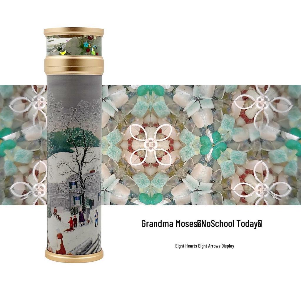 Grandma Moses Art Kaleidoscope Prism - Handmade Collectible Birthday Gift