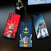Чехол для телефона с аниме Gundam для Samsung S26, S25, S24, S23, S22, S21, S20, Plus, Fe, Lite, Другие Черный Чехол