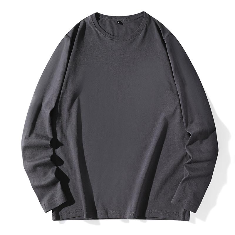 JAYSCE свитер с нижним швом топ Y2k футболка Официальный сайт толстовка с капюшоном для мужчин осенний повседневный однотонный топ с круглым вырезом