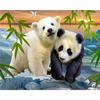 Diamond Painting Full Round Bear Panda Diamond Painting Cross Stitch Diamond Embroidery