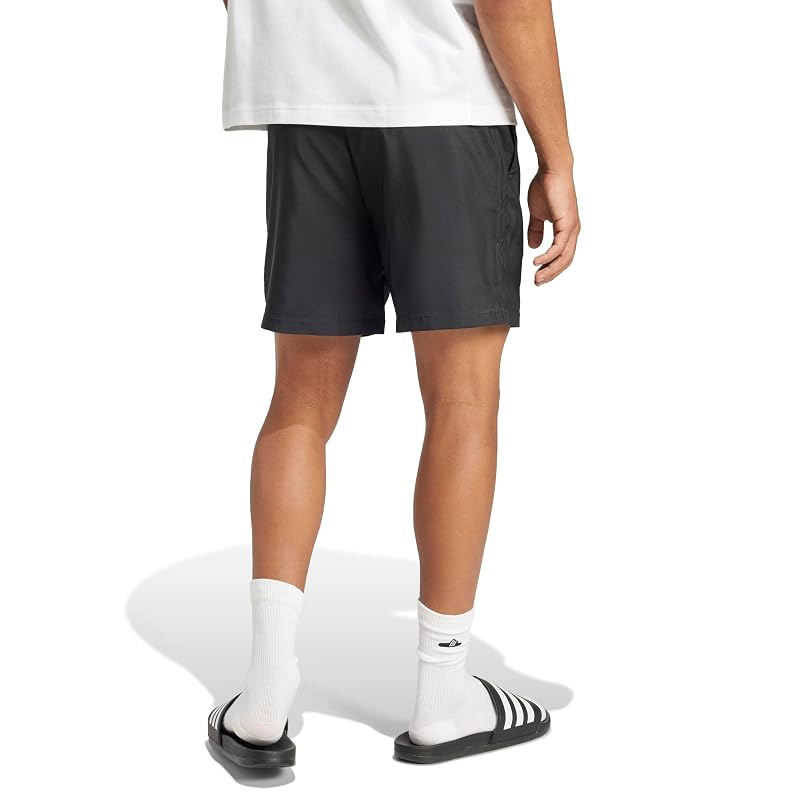 Мужские тканые шорты Adidas Essentials SL, KRG19 Черный/Белый (JF1117), Размер XL