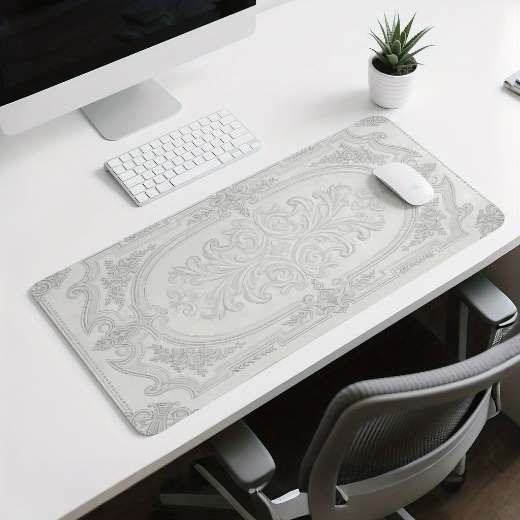 Arge Gaming Desk Mat Carved Ceiing PC Office Gaming Room Decor Gaming Deskpad Carpet Computer Mat Office Gadgets Mouse Mats