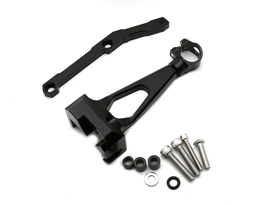 Motorcycle Full Set Steering Damper Stabilizer Linear Bracket Kit for YAMAHA FZ-09 MT-09 2013-2017