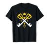 Disney Kingdom Hearts Iconic Symbol Cross Keyblade Poster T-Shirt