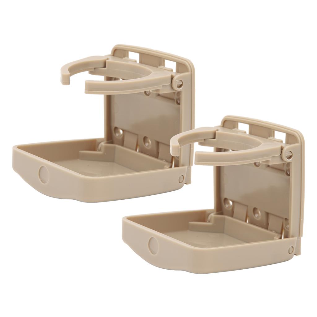 2pcs Foldable Car Cup Holder Vehicle Door Drink Holder with Screws for Marine Suv Van Boat