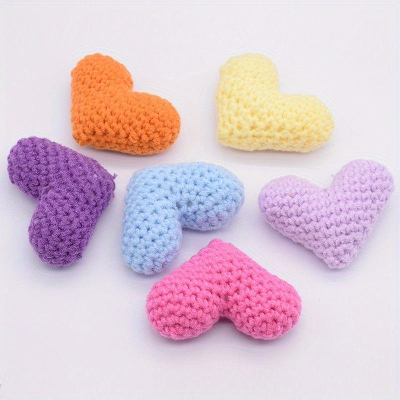 Полуфабрикаты в форме сердца Аксессуары Ручная работа Вязание крючком Шерсть Хлопок Вязание Персиковое сердце Одежда Обувь Носки Шарф Аксессуары Аксессуары Аксессуары