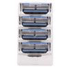 4Pcs Mens Razor Blades For Gillette Fusion 3-Layer Refills Shaver Replacement
