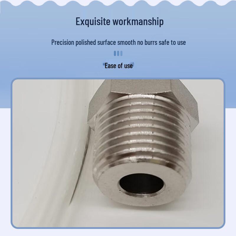 DERUN Stainless Steel Quick Twist Straight Connector
