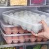 Storage Box Large Capacity Fresh-keeping PP Fridge Egg Container for Kitchen