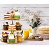 2/3Tier Stainless Steel Cake Stand Holder Fruit Tray Restaurant Detachable Dessert Rack Gold Silver Fruit Plate Snack Candy Tray