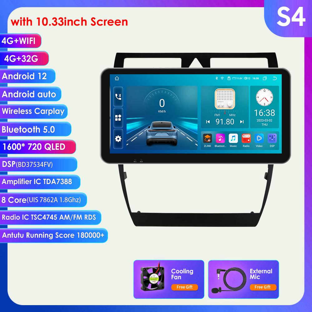 8G + 128G DSP IPS Carplay 2 Din Android-радио для A6 C5 1997-2004 S6 RS6 AI Voice 4G-LTE Автомобильный мультимедиа GPS 2din Интеллектуальный экран RDS Авторадио