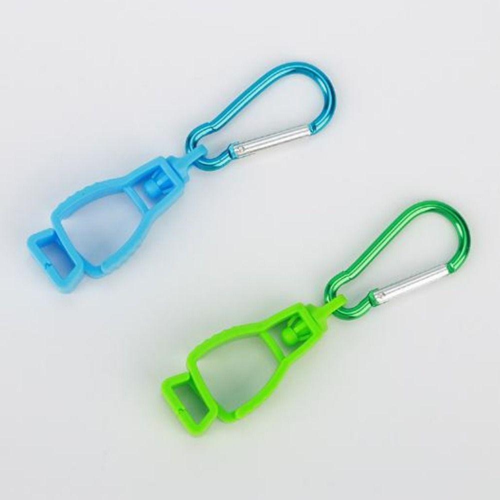 2pcs Anti-lost Outdoor Gloves Clip Plastic Safety Helmet Hardware Buckle