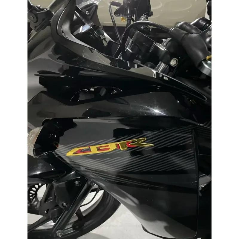 Motorcycle 3D Applique Emblem Badge Decals Soft Plastic Raised Tank Wheel Tank Stickers for Honda CBR100ORR CBR 10OORR 20O8-2017