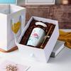Подарочная коробка для кружки с мраморным узором, скандинавская кружка с фламинго в стиле ins, парная керамическая кружка, свадьба