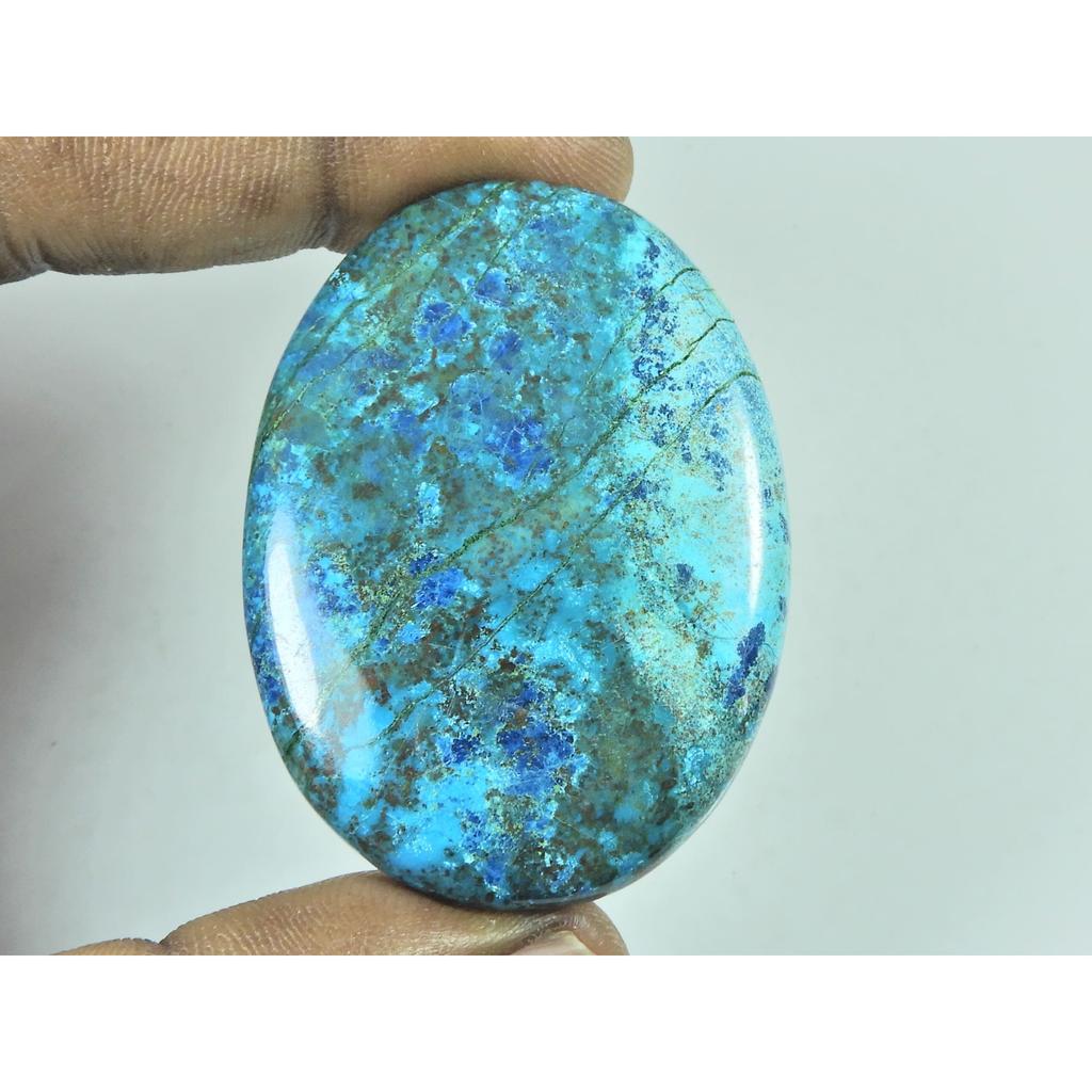 37X52MM Natural Shattuckite Oval Cabochon Loose Gemstone 120Cts. G-718