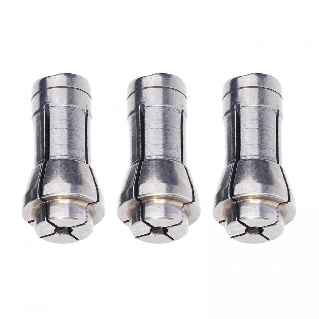 3/6мм 3шт Адаптер Патрон Цанга Прямая шлифмашина Фрезер Запчасти