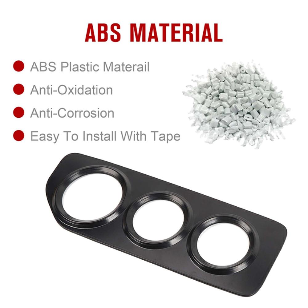 Car Tail Light Trim Decoration Cover for Suzuki Jimny 2019 2020 2021 2022 2023 Exterior Accessories, ABS Black