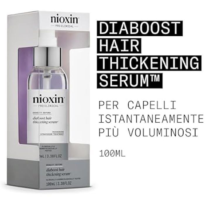 Nioxin Density Defend Diaboost Serum 100ml - sérum fortifiant pour cheveux clairsemés