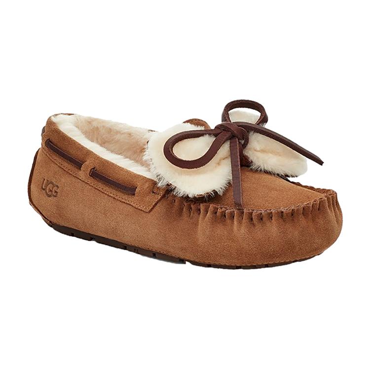 UGG Dakota Двойной Бант Бантик Каштановый Женский 1118913-CHE