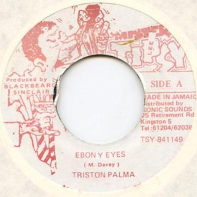 7-дюймовая пластинка TRISTON PALMER - Ebony Eyes TSY841149 Mister Tipsy 1993 Ямайка Регги, Ска и Даб