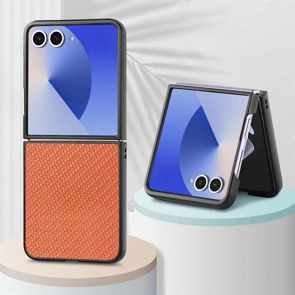 Тонкий ударопрочный чехол из углеродного волокна Аксессуары для Samsung Galaxy Z Flip 7 5G Flip7 Flip6 Flip 6 5 4 3 2 1 Flip4 Flip5 Flip3