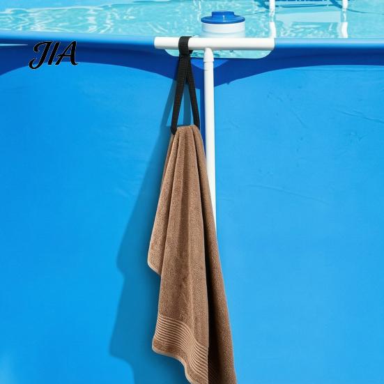 Reusable Hook And Loop Straps 6Pcs Solar Pool Cover Straps, Storage Adjustable Nylon for Covers Above Ground Framed Pools, Keep Blankets Off The