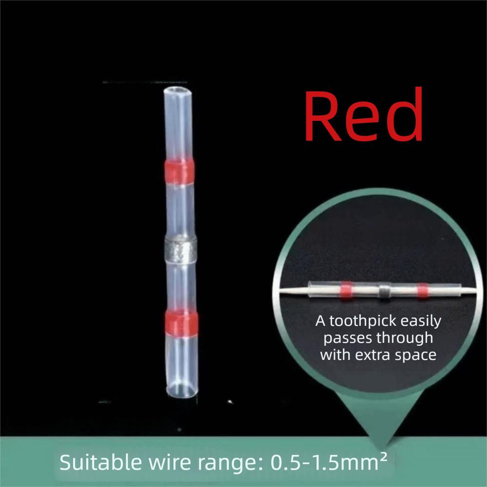 50/100Pcs Waterproof Heat Shrink Solder Sleeves Thermal Insulation Thickening Solder Ring Heat Shrink Tubing with Box Insulated