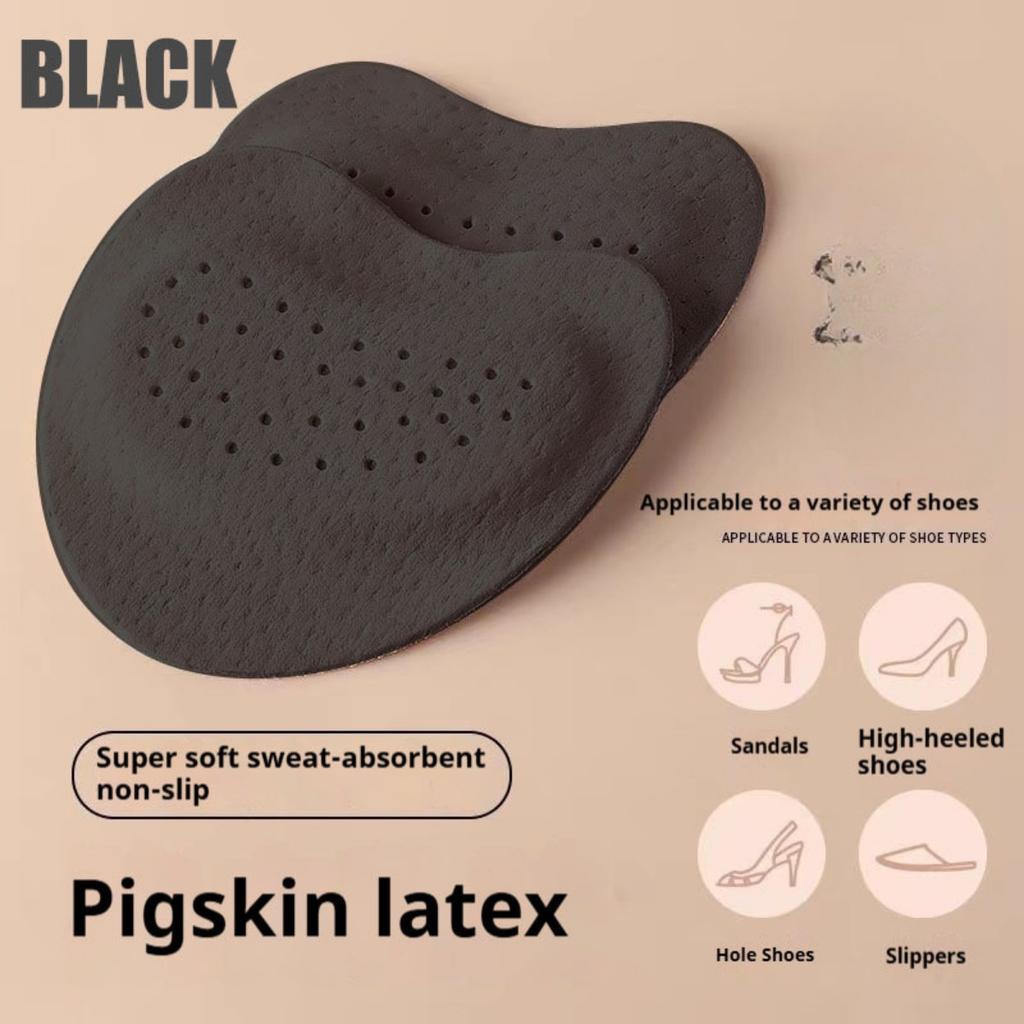 Self Adhesive Front Foot Pad - Anti Slip, Sweat Absorbing Faux Leather Pad, Enhances The Comfort of High Heels and Sandals, Upgrades The Insole