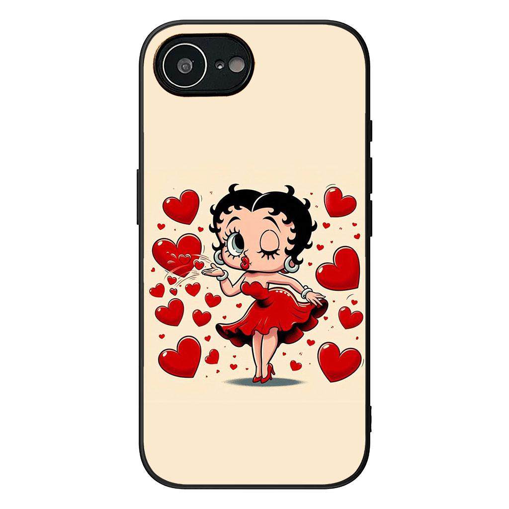 Чехол для телефона Kawaii B-Bettys Аниме B-Boops для Xiaomi Redmi Note 13 A3 A4 14 Pro Plus 9T 14C 13C 9C NFC + Pro+ 5G 4G Мягкий чехол